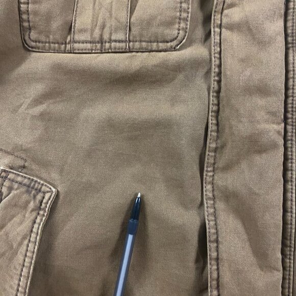 Levi's Canvas Jacket Men's XXL Sherpa Lined Removable Hooded Field Military 2XL - Picture 8 of 16